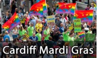 Cardiff Mardi Gras Flags